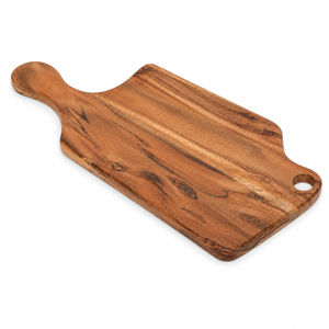 Planche à découper en bois artisanale avec poignée |   Planche à servir et à découper de qualité supérieure, pour fromages - Product Image 2