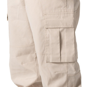 Pantalon cargo en nylon multi-poches personnalisé pour hommes, coupe ample, style streetwear, faible MOQ - Product Image 2