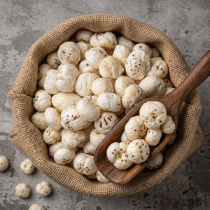 Makhana de la región de Mithila con etiqueta de origen <span class=keywords><strong>Bihar</strong></span>, raíz y hoja naturales, listo para exportación, calidad premium garantizada, fabricante y exportador de confianza de la India - Product Image 1
