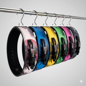 เข็มขัดยกน้ำหนัก Rexfit Sports หนังแท้คุณภาพสูง พร้อมตัวล็อคแบบคันโยก รองรับหลัง สำหรับยิมและการยกน้ำหนัก - Product Image 6