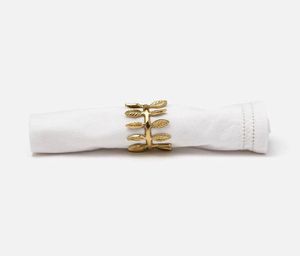 Ensemble d'anneaux de serviette en métal moderne pour salle à manger contemporaine, banquet de mariage et décoration de table d'hôtel - Product Image 2