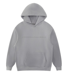 Sudadera con Capucha Personalizada 100% Algodón, Talla XL, Diseño con Cremallera y Logotipo en Relieve, Sudadera de Invierno, Tejido de Rizo, Bordada con Cuentas, Color Sólido - Product Image 5