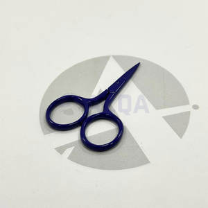 Tijeras de Bordado Mini de Acero Inoxidable, Color Azul Real Oscuro, Recubiertas, Punta Fina, para Recortar Hilo, Herramienta de Costura y Manualidades - Product Image 6