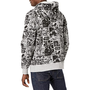 Sudadera con Capucha y Cremallera Estampada, Unisex, Corte Regular, Informal, para Otoño, Tejida en Poliéster - Product Image 3