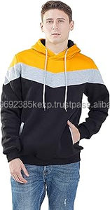Sweat-shirts pour hommes de qualité supérieure, 100% coton, coupe ample, streetwear, motif uni, hiver, service OEM, col à capuche - Product Image 2