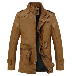 Customized <b>Long</b> Leather Coat Top Trending Design Cowhide Leather Coats New Latest Genuine Leather <b>Jackets</b> <b>For</b> <b>Men</b> - Product Image 6