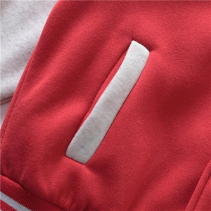 Veste de baseball en coton 100% pour enfants, uniforme scolaire quotidien, veste décontractée avec poche - Product Image 4