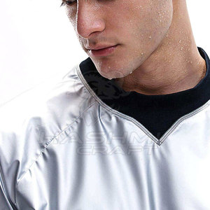 ชุดซาวน่าออกกำลังกายน้ำหนักเบา สวมใส่สบาย สำหรับผู้ชายและผู้หญิง ช่วยลดน้ำหนัก กระตุ้นการขับเหงื่อ เหมาะสำหรับวิ่ง ฟิตเนส และการฝึกซ้อมในยิม - Product Image 6