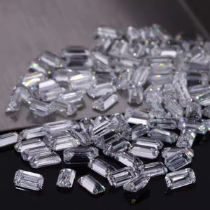 Wholesale <b>Small</b> Size Lab Grown White Color Loose Diamonds Excellent Cut Baguette Shape VVS-VS Clarity CVD HPHT Jewelry Making - Product Image 2