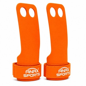 Poignée de gymnastique à 2 trous en cuir de qualité supérieure pour une durabilité longue durée, respirante - Product Image 4