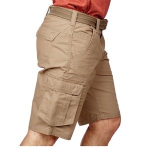 Good Quality Customized Men's Cotton <b>Cargo</b> <b>Shorts</b> Summer Casual Style <b>Long</b> Knitted Canvas Fabric Straight Work Pocket for Export - Product Image 2