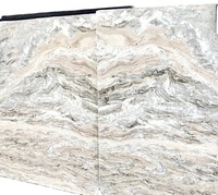 Dalles de marbre dolomite brun fantaisie, grandes plaques polies, modernes, haute résistance, pour comptoirs de villas et d'hôtels, surface durable, Inde