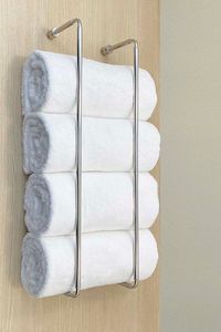 Storage rack bathroom wall mounted organiser <b>shelf</b> premium finish towel rack bathroom accessory organiser <b>shelf</b> home - Product Image 5