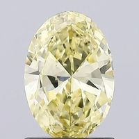 Diamante Amarillo de Laboratorio con Corte Ovalado Premium, Piedra Suelta, Corte Excelente, Alta Claridad, Facetado, Certificado IGI para Joyería