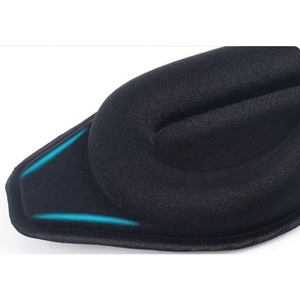 Có thể điều chỉnh 3D tất cả-trong-một Bộ nhớ bông mặt nạ mắt mềm ngủ bịt mắt cho du lịch với vòng tròn tối cứu trợ - Product Image 4