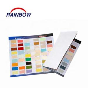 Carta de colores personalizada en papel y cartón, producto de impresión, servicio de impresión personalizado, venta al por mayor RAINBOW - Product Image 1
