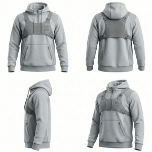 Hoodie Techwear Urbain Elite avec Harnais de Poitrine Modulaire par MALUZA INDUSTRIES Série Street Édition 2026 Performance Tactique Pro XL - Product Image 6