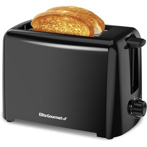 ECT1027B Cool Touch Toaster with 6 Temperature Settings Extra Wide 1.25\" Slots for Bagels Waffles Specialty Breads Puffs - Product Image 1