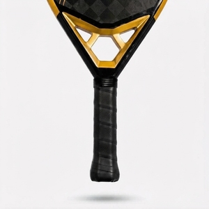 Raquette de padel Janoon Sports JPR-8761 Teardrop en fibre de carbone légère, poignée en mousse EVA antidérapante, section transversale de 24 mm, cordage 16x19/20 - Product Image 4