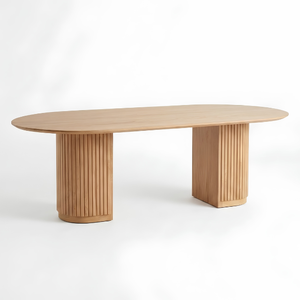 Table de restaurant en teck massif de haute qualité avec un design moderne élégant, écologique et durable pour une utilisation en extérieur, divers concepts - Product Image 1