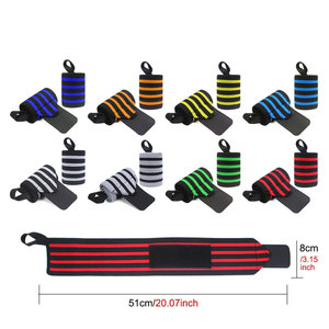 สายรัดข้อมือยกน้ำหนักพร้อมห่วงนิ้วโป้ง สำหรับออกกำลังกาย ฟิตเนส เวทเทรนนิ่ง เพาเวอร์ลิฟติ้ง - Product Image 3