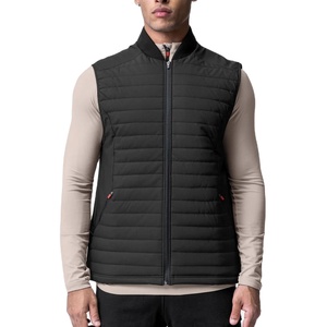 <b>Men's</b> <b>Black</b> Quilted Puffer <b>Vest</b> Lightweight Winter Gilet Sleeveless Jacket Outdoor Casual Wear Wholesale Manufacturer Suppliers - Product Image 6