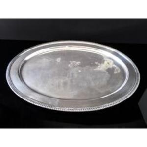 Plateau de service professionnel en acier inoxydable, design classique, finition brillante, vaisselle de restauration durable pour la présentation alimentaire - Product Image 4
