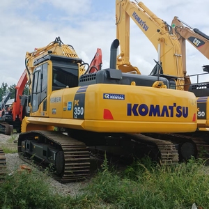 Б/у гусеничный экскаватор Komatsu PC350LC-7, 35 тонн, подержанный, из Японии, оригинальная строительная техника - Product Image 4