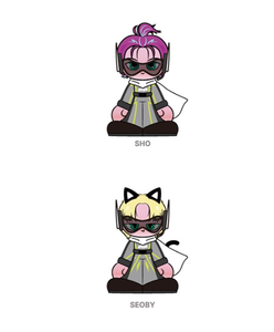 Muñeco Oficial de Personaje de P1Harmony Hello,World (Versión HERO) Libro Electrónico de Música K-Pop (CD) Materiales Plásticos Hecho en Corea - Product Image 5