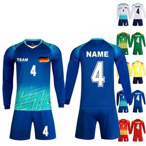 Conjuntos de Camisetas de Fútbol con Estampado Sólido Personalizables, 100% Poliéster, 160g, Transferencia Térmica, Logotipo del Equipo Personalizado, Servicio OEM - Product Image 4