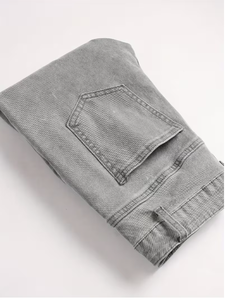 Jeans en denim pour homme TRIBON SPORTS, coupe slim, décontractés, en coton extensible, séchage rapide, durables, pour tous les jours, vente en gros - Product Image 3