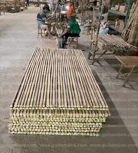 แผงรั้วไม้ไผ่แบบดั้งเดิม Tam Vong GOL BAMBOO - ขนาด 6 ฟุต เป็นมิตรกับสิ่งแวดล้อม ผ่านการอบด้วยความร้อน ใช้ได้ทุกฤดู เหมาะสำหรับบ้านและสวน - Product Image 3