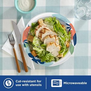 Platos Desechables Medianos de 8.5 Pulgadas, Paquete de 90, 2 Veces Más Resistentes, Aptos para Microondas y Resistentes a las Roturas, para Uso Diario - Product Image 3