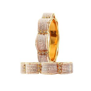 24K Gold Plated Alloy Bangles With <b>Ruby</b> And Emerald Stones Flower Pattern Women's Wedding Jewelry Classic Style - Product Image 1