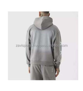 Survêtement pour hommes vente en gros logo personnalisé coupe normale jogging costume Streetwear hiver imprimé OEM service bas prix - Product Image 3