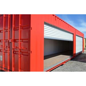 Maison conteneur en acier avec garage, couleur personnalisable, design moderne, deux portes à enroulement - Product Image 2