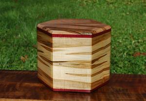Handcrafted Wooden Cremation Urn <b>Box</b> Hand Carved Funeral Urns for Human Ashes <b>Memorial</b> <b>Keepsake</b> Rosewood Decorative <b>Box</b> Urns - Product Image 3