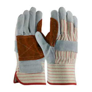 Gants de sécurité industriels en cuir de vachette canadien de qualité supérieure, double paume, pour soudeurs, protection des mains et des épaules - Product Image 4