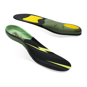 Semelles orthopédiques avec soutien de la voûte plantaire pour fasciite plantaire, pieds plats, voûtes plantaires élevées, bottes de travail et chaussures de sécurité - Product Image 5