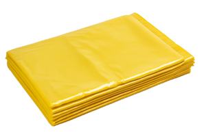 Bolsa de Basura Amarilla Plana, Resistente a la Humedad, de 60 micras, 33*39 cm, Suministro de Fábrica, 32-45 Galones, para Hogar y Oficina, LDPE/HDPE - Product Image 2