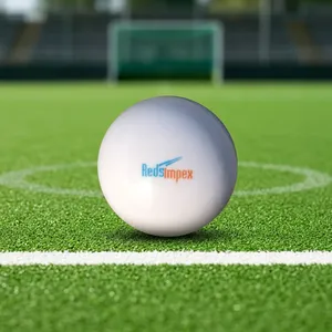 Pelota de Hockey Personalizada con Logotipo, Sin Hoyuelos, Hecha de PVC Duradero – Pelota de Entrenamiento y Práctica de Superficie Lisa para Jugadores - Product Image 1
