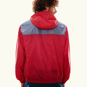 Veste coupe-vent légère pour homme, à capuche, fermeture éclair intégrale, résistante au vent, pour course à pied, randonnée, vêtements de sport décontractés - Product Image 3
