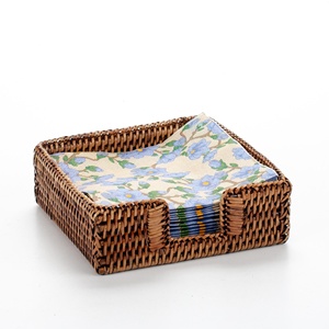 Porte-serviettes en rotin tissé à la main pour décoration de mariage - Product Image 3