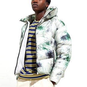 Blouson matelassé tricoté décontracté pour homme, le plus populaire de 2026, avec fermeture éclair, doux, confortable, col à capuche, imperméable, en polyester, personnalisable - Product Image 4