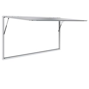Finestra per Concessioni in Lega di Alluminio 96"x48" per Food Truck con Tenda, Gancio di Traino e Supporto a 85 Gradi - Product Image 1