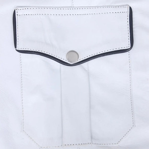 T-shirt en cuir pour homme, couleur et logo personnalisés, respirant, écologique, streetwear, couleur unie, manches courtes, décontracté - Product Image 5
