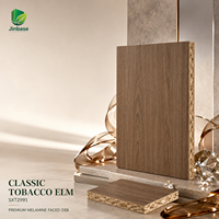 Panneau décoratif moderne Jinbase en OSB mélaminé 18 mm, style classique tabac et olivier, 1220x2440mm, classe E0, pour armoire