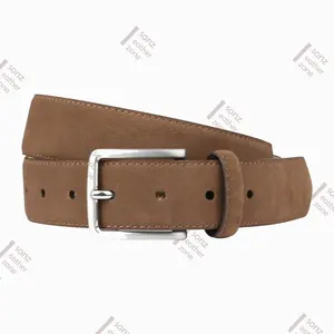Leather Belt - Nubuck Leather Belts - Men's Genuine Leather