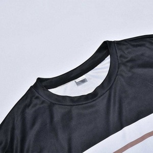 Ensemble t-shirt et short imprimé color block pour homme, col rond, séchage rapide, tenue décontractée d'été - Product Image 3