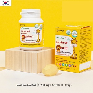 Tabletas Masticables Multivitamínicas y Minerales para Niños, 30 Unidades, Apoyo Inmunológico Infantil, Marca Privada OEM - Product Image 1